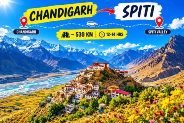 Chandigarh to Spiti Taxi Service