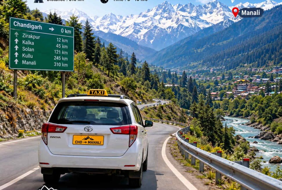 Chandigarh to Manali Taxi Service